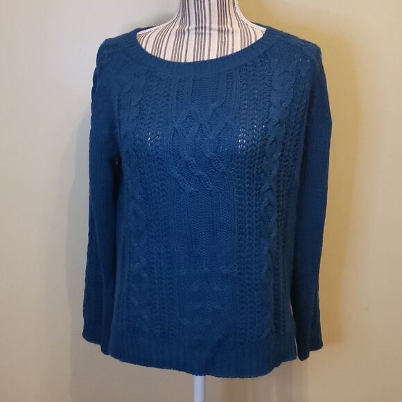 PINK Rose brand teal colored sweater. Medium - Picture 1 of 9